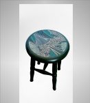 Tabouret vintage relooké