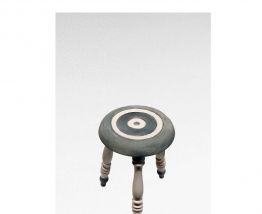 Tabouret vintage relooké