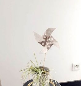 Tabouret vintage relooké