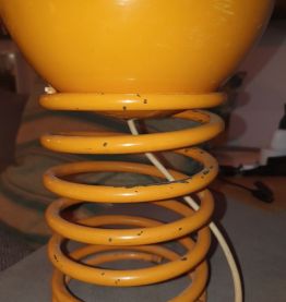 Lampe ressort 70's
