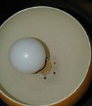 Lampe ressort 70's