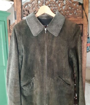 Veste en croûte de porc