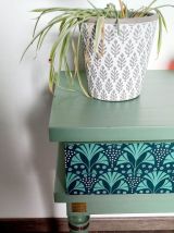 Chevet vintage relooké