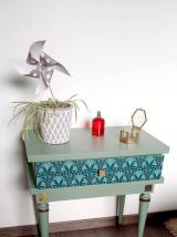 Chevet vintage relooké