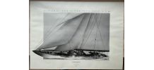 Poster publicitaire Louis Vuitton Yacht classique Velsheda