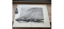 Poster publicitaire Louis Vuitton Yacht classique Velsheda