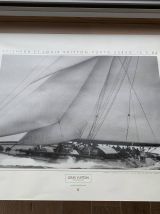 Poster publicitaire Louis Vuitton Yacht classique Velsheda