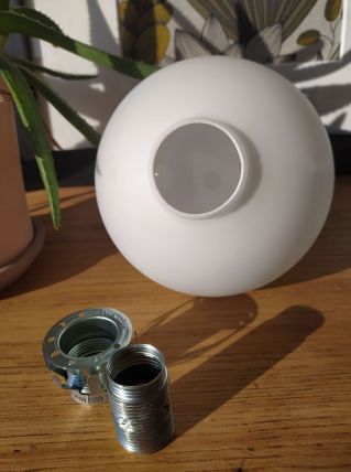 Globe pour luminaire opaline