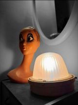 HOLOPHANE Lampe fonte Industrielle 1950