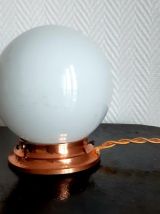 Lampe à poser opaline art déco 