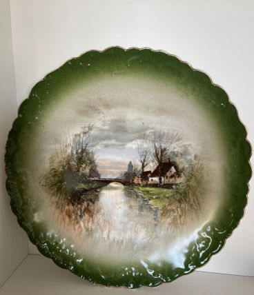 Assiette décorative porcelaine de limoge