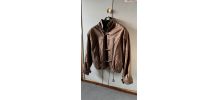 Blouson Gely cuir marron T3