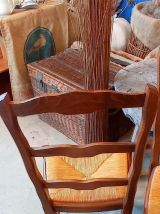 Paire de chaises paillées 