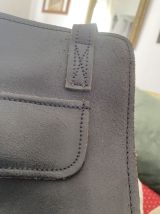 Sac femme cuir noir vintage
