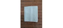 Drap blanc vintage monogramme 