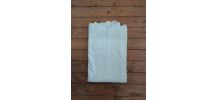 Drap ancien vintage avec monogramme 