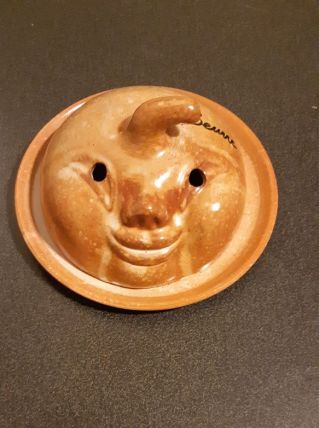 Cloche à fromage ou beurre en grès