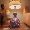 Vintage 70 Lampe de sol Céramique Fat Lava DUO 143cm