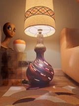 Vintage 70 Lampe de sol Céramique Fat Lava DUO 143cm