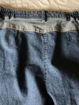 Ensemble vintage pantacourt et pull rayé 