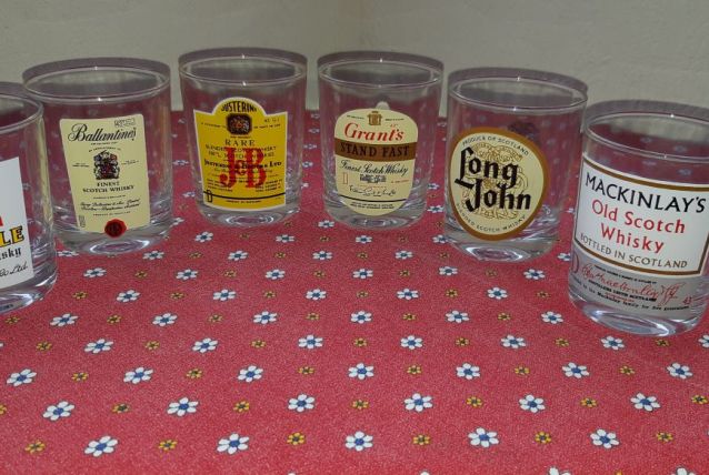 6 verres à whisky