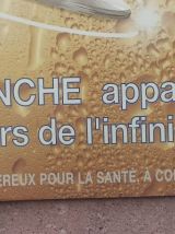 Plaque métallique publicitaire bière 