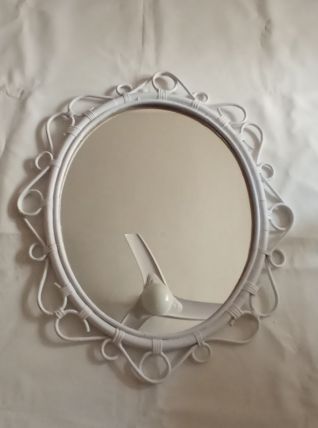 Miroir bambou vintage 