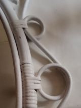 Miroir bambou vintage 