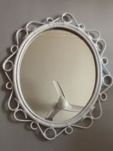 Miroir bambou vintage 