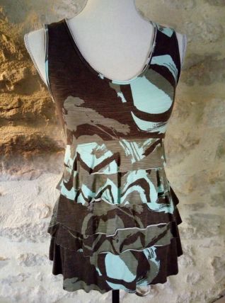 Haut vintage marque Îloya.B en viscose et élasthanne