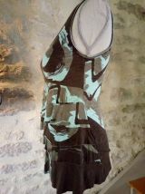 Haut vintage marque Îloya.B en viscose et élasthanne