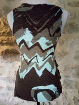 Haut vintage marque Îloya.B en viscose et élasthanne