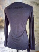 Haut manches longues "et Compagnie". T36 (S)