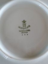 Lot de 2 soucoupes/sous-tasses en porcelaine de Bavière (ave