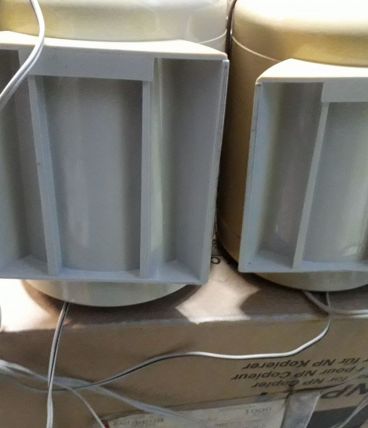 Enceintes vintage pour appareils audios. 