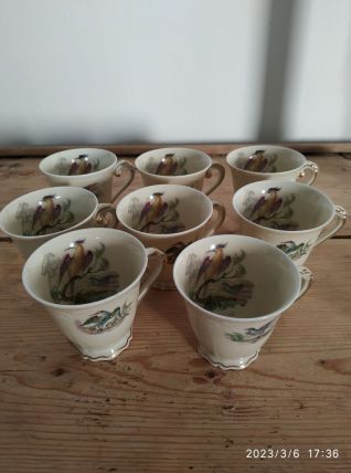 8 tasses à café 