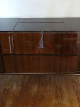 Meuble radio - tourne disques Grundig 