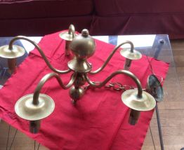 Lustre ancien en laiton