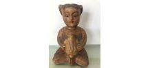 BOUDDHA assis (en bois)