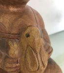 BOUDDHA assis (en bois)