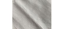 Nappe vintage coton lin blanc
