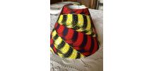 Abat-jour multicolore en coton