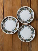 Set de 3 assiettes à dessert M.B.F.A. Pornic