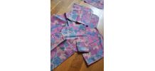 Lot de 12 serviettes vintage 