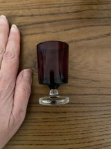 Set de 5 verres à liqueur Suède Rubis