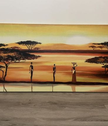 Tableau peinture sur toile Afrique