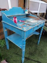 Meuble de toilette transformer en bureau adultes ou enfants