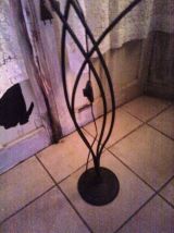 LAMPADAIRE FER FORGE 5 LAMPES