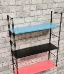 Etagere self style tomado acier  montants noir striler1960 a