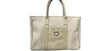 Sac à main LANCEL vintage, beige clair, authentique, TBE